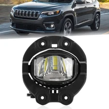 Front Bumper LED Driving Fog Light Lamp For Jeep Cherokee 19-21 2022 Left=Right