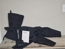 Bestgift Air Compression Leg  Foot Massager Heated Remote Control Black