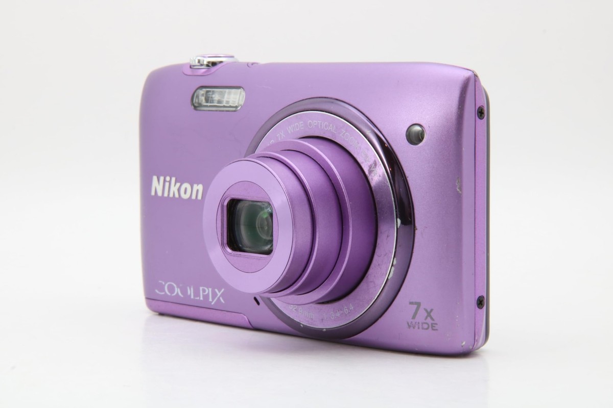 Nikon COOLPIX S3500 20.1MP Digital Camera - Purple for sale online