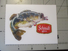 Schmidts Bass Fishing Sticker Decal Craft Beer Brewing Brewery