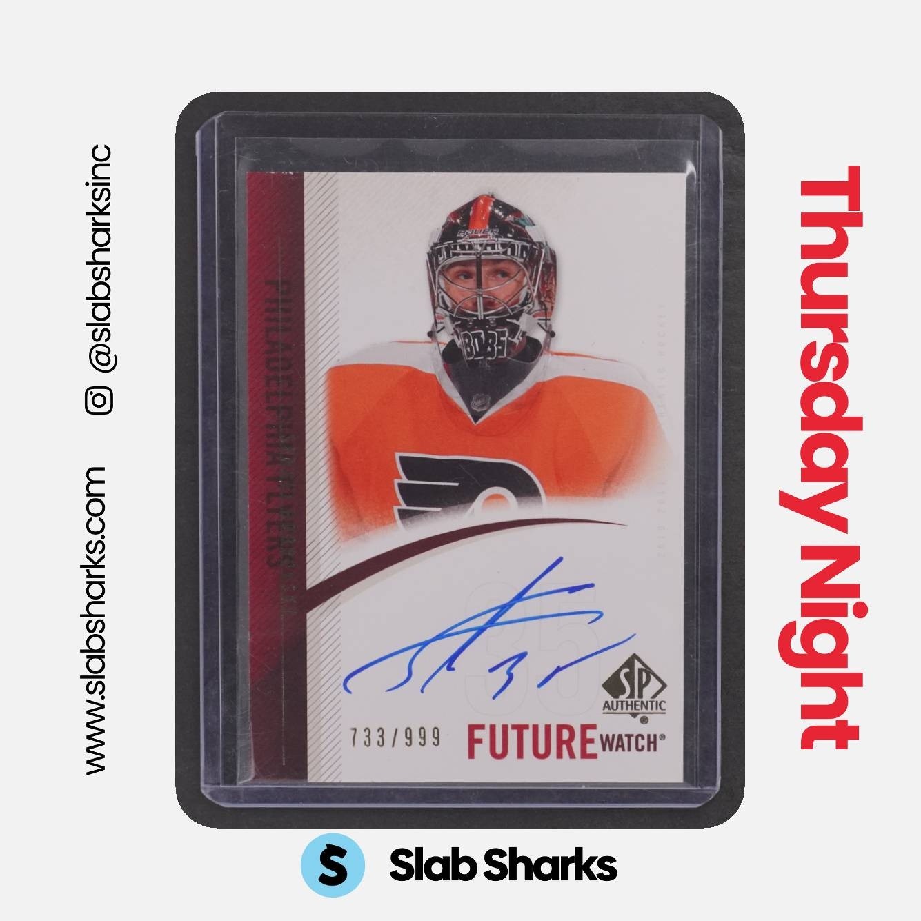 2010 SP AUTHENTIC #259 SERGEI BOBROVSKY AUTO RC FUTURE WATCH ROOKIE /999