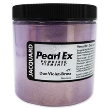 Jacquard Pearl Ex Powdered Pigments 4oz- 693 Duo Violet Brass