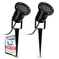2X Gartenstrahler Kari IP65 Kabel Spiess FüR GU10 230V Gartenlampe AußEnlampe