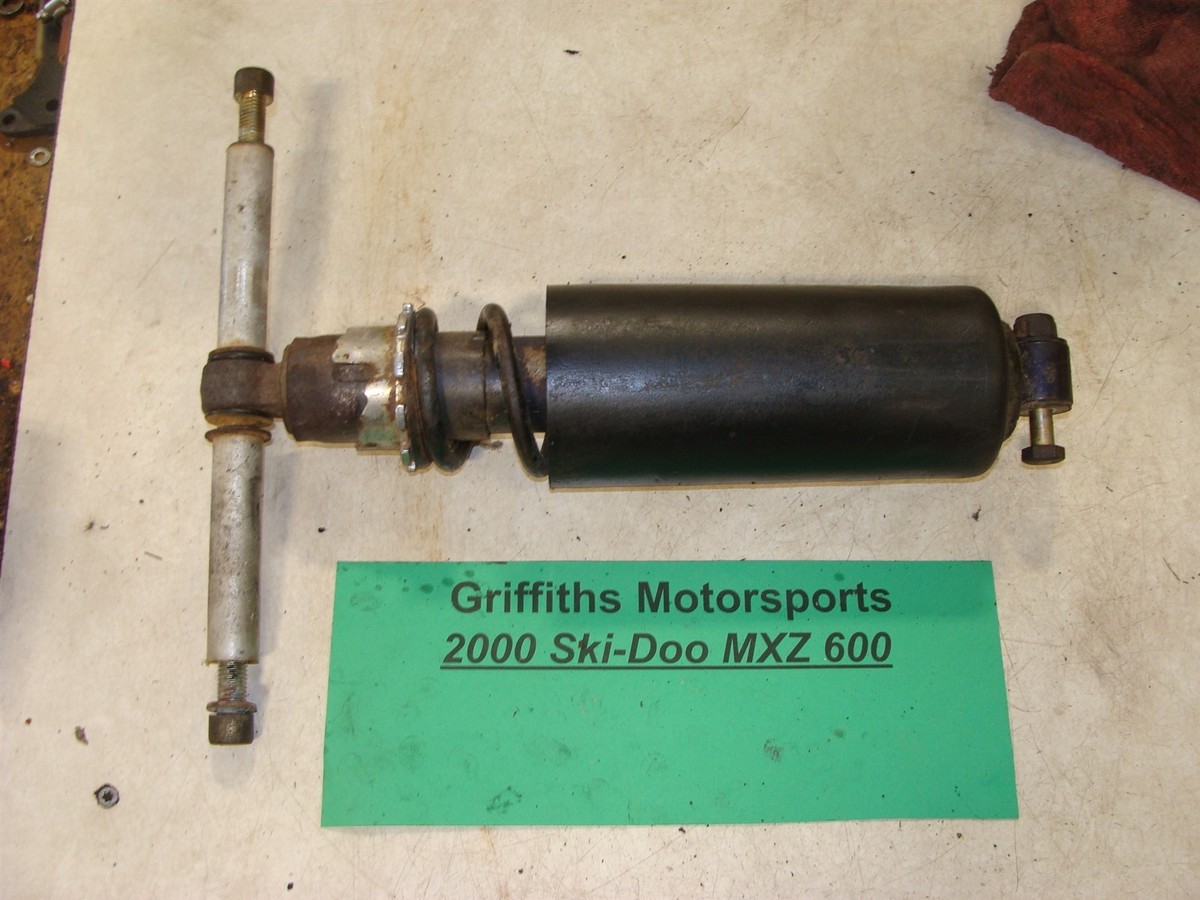 2000 SKI DOO MXZ 600 ZX chassis rear skid skidframe front shock