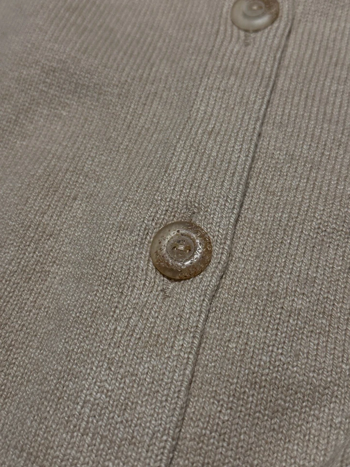 Ballantyne Sweater Women’s Size Small Vintage Tight Knit Cashmere Cardigan L/S  - Image 2 of 4