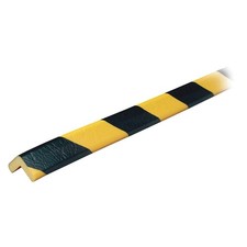 KNUFFI 60-6742 Corner Guard,Flat,Black/Yellow 454P26
