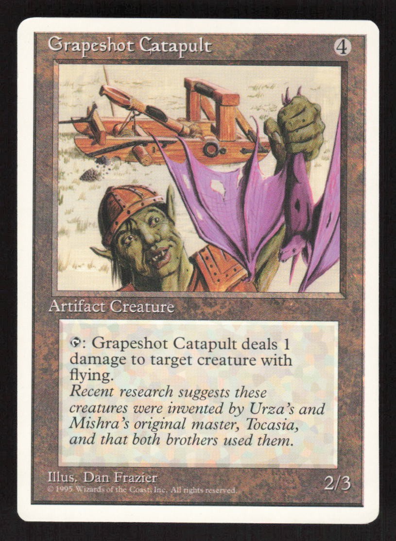MTG Magic The Gathering Fourth Edition Grapeshot Catapult