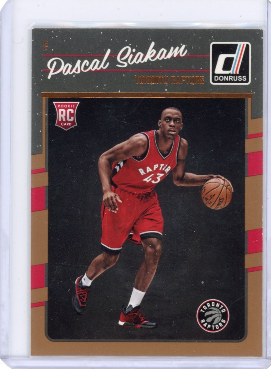 Pascal Siakam 2016-17 Donruss RC #171 Toronto Raptors