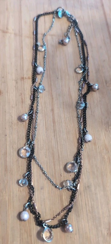 Vintage Express Multi Strand Choker Necklace