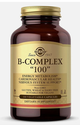 Solgar B-Complex ''100'' 100 Vegetable Capsules