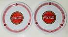 Gibson Vintage Set Ice Cold Coca-Cola Melamine Dinner Plates