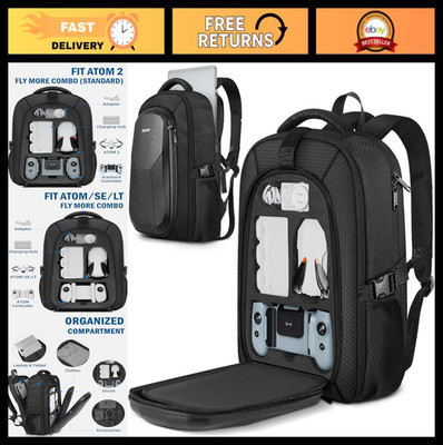 PEKREWS Atom 2 Case, Large Capacity Backpack for Potensic Atom 2/SE/3-Axis/LT, E