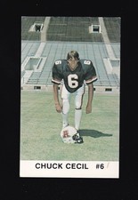 1985-86 Golden Eagle Tucson Police Chuck Cecil U of A Arizona Wildcats