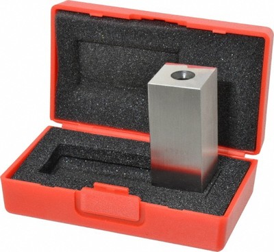 Value Collection 2'' Square Steel Gage Block Accuracy Grade 0, Includes NIST T...