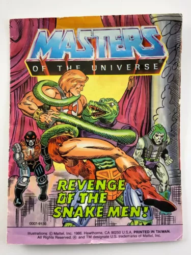 Masters Of The Universe MOTU Revenge of the Snake Men 1986 Mattel CC177