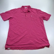 Peter Millar Polo Shirt Mens Extra Large XL Red Pima Cotton Golf Casual