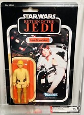 AFA 85 Kenner 1983 Star Wars ROTJ Luke Skywalker Gunner Photo 85-90-85 Fantastic