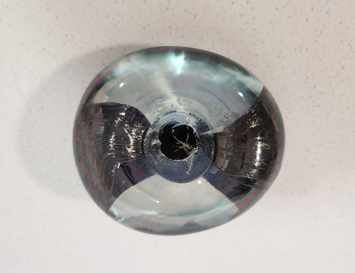 Paperweight, Iridescent Art Glass, Signed C.G. '93 - Picture 6 of 6