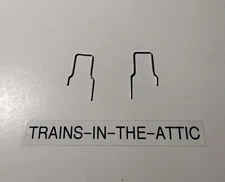 Lionel NICKEL HANDRAIL FOR 622 SWITCHER. PART 622-79. NEW PACK OF (2)