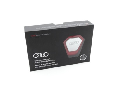 Original Audi Duftspender Singleframe Lufterfrischer Duftbaum rot  