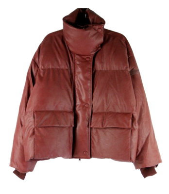 Stella McCartney MA1 ブルゾン チェック サイズ48 NWD STELLA McCartney - Padded faux leather jacket in GARNET SZ 40
