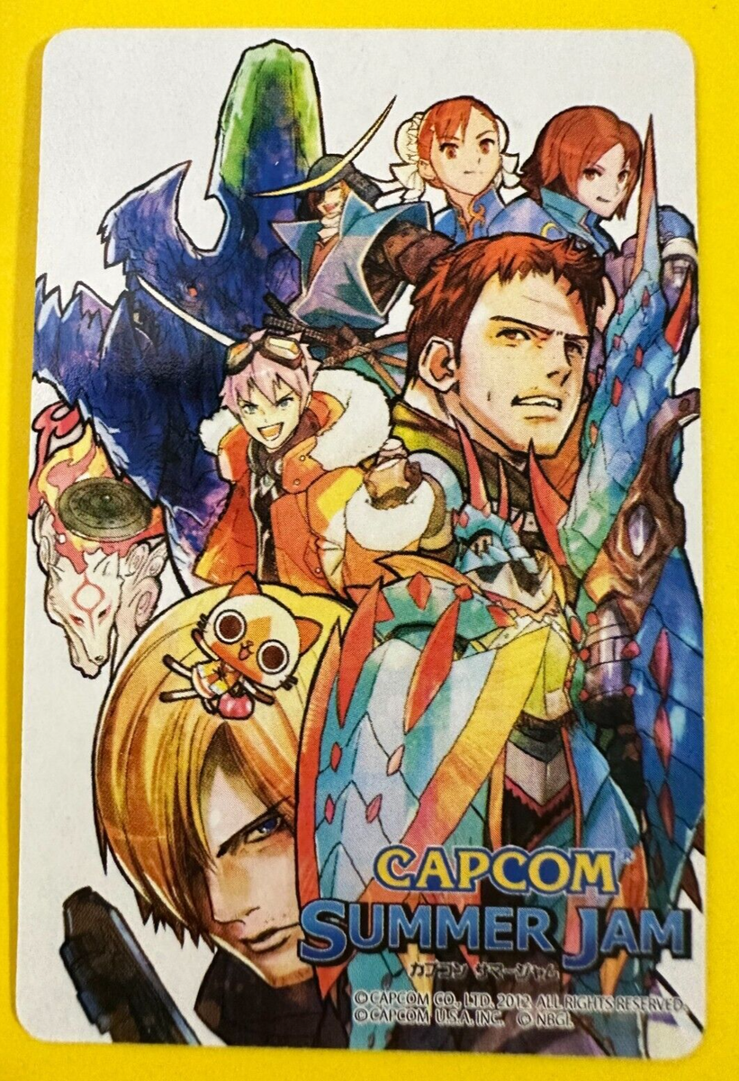 Neko Monster Hunter 3G Clover 6 Capcom Summer Jam Playing Card