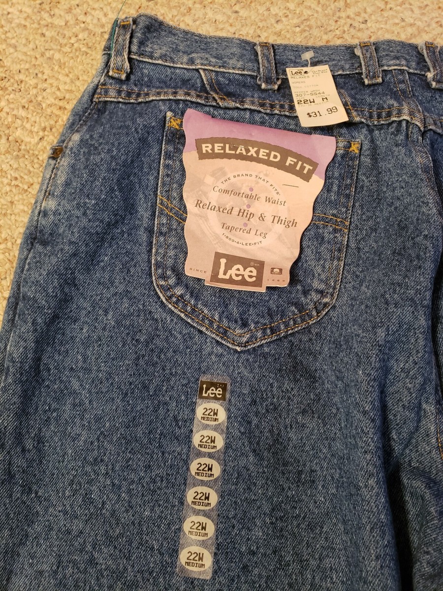 Vintage Lee Jeans Womens 22W Medium 307-5544 USA Union Made New W