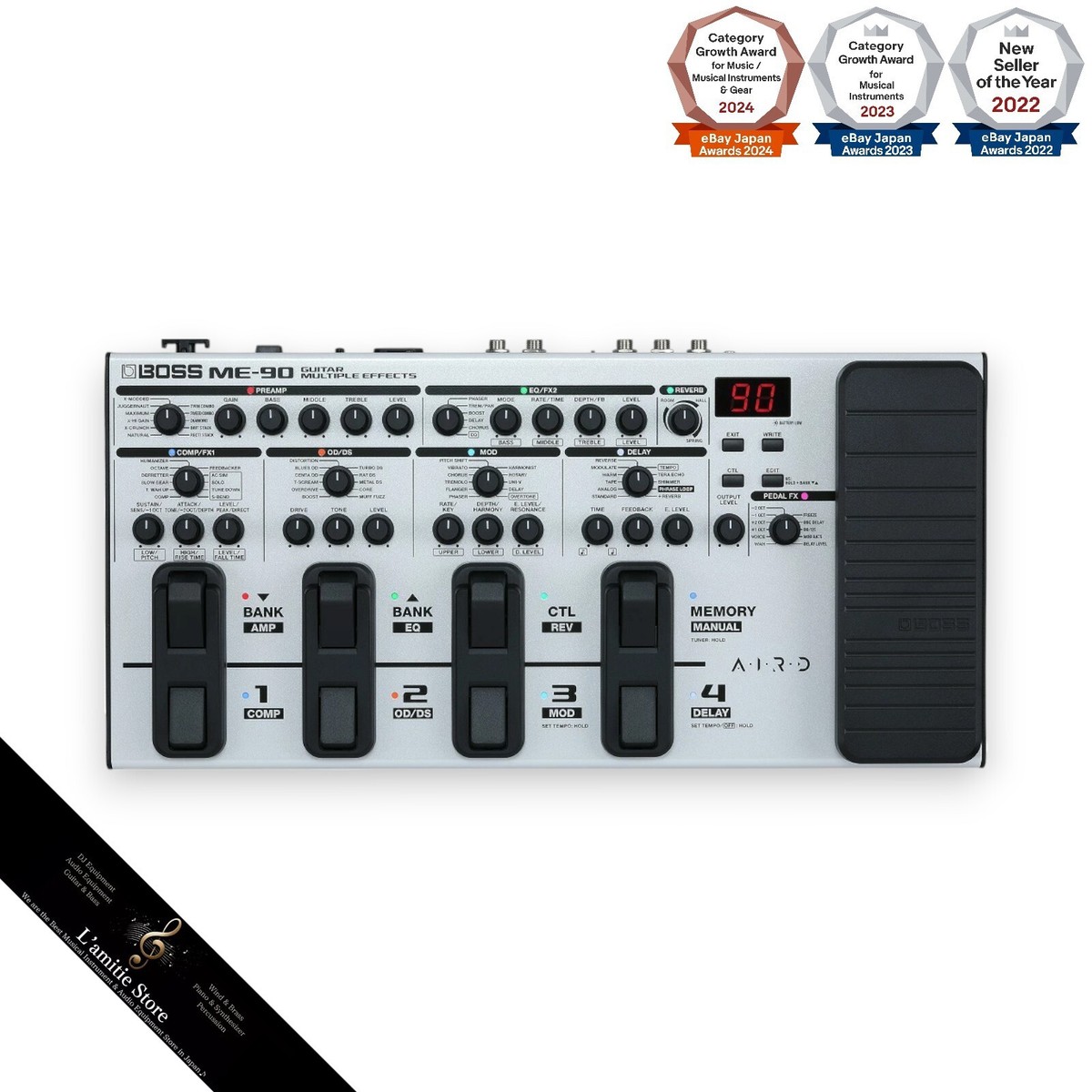けそ BOSS ME-90 Boss ME-90 Guitar Multi-Effects Processor Pedal | zZounds