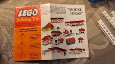 Vintage Lego Building Toy Model Ideas Introduction of Motors & Gears 1965-66