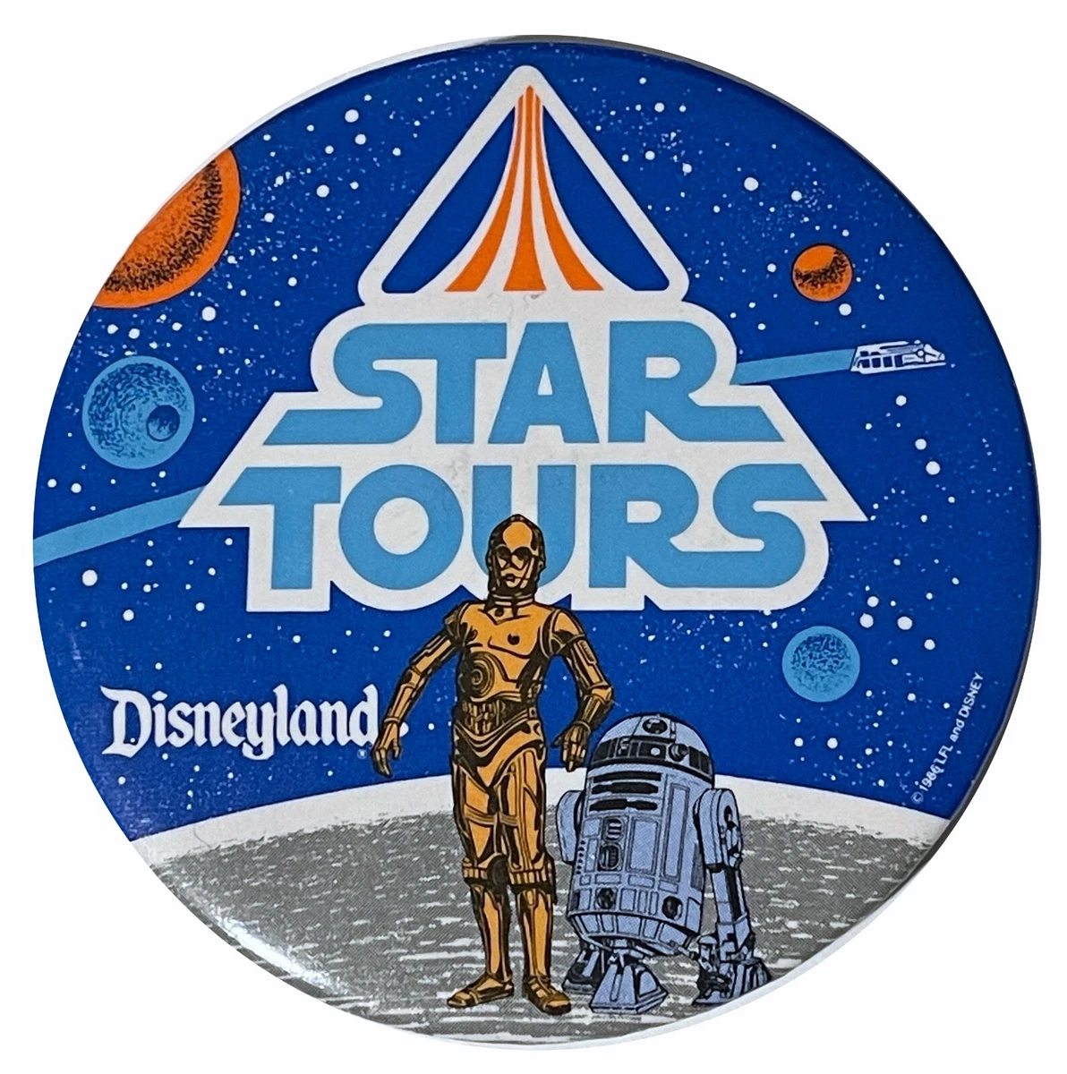 Star Tours Star Wars Disney Attraction & Ride Pins (1968-Now) for