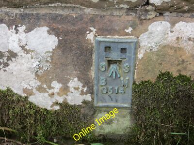 Photo 12x8 Ordnance Survey Flush Bracket G514 Hangingshaw/NY1089 This can c2014