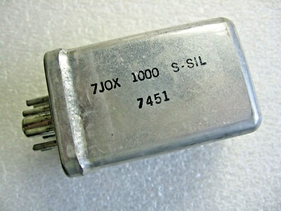 Sigma Instruments 8-Pin 7JOX 1000 S-SIL Sealed Electromagnetic Relay 