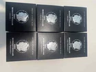 2021 Morgan Silver Dollar Set 6, San Francisco, Denver, COA