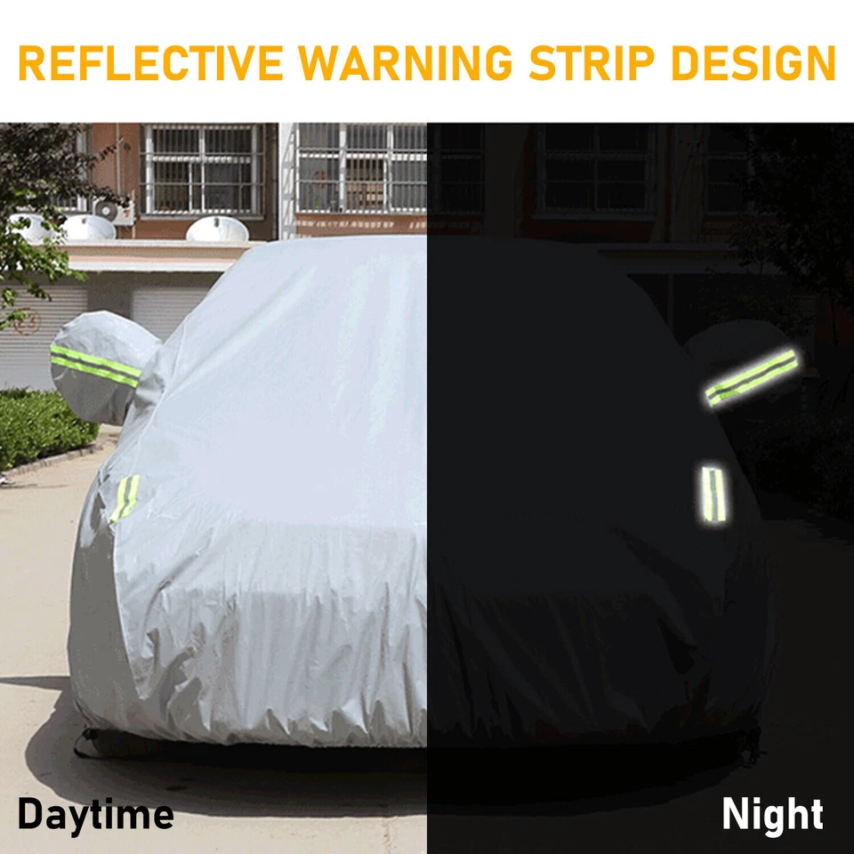 Cubierta de coche para Volkswagen Tiguan 190T todo clima sol polvo agua nieve resistente Foto 4 de 4