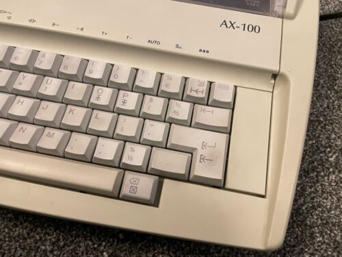 Retro Brother AX-100 Electric Typewriter Good Condition Pat Tested and Print - Picture 6 of 20