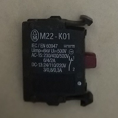 1PC new     M22-K01 Contact   1 NC Fast Delivery #T6