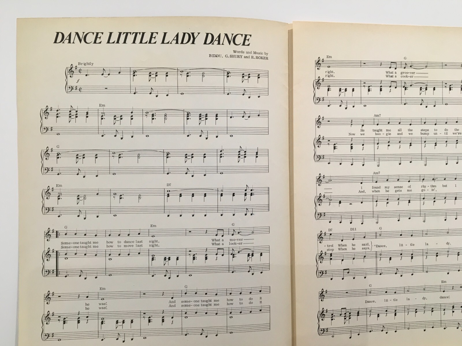 Rare Original Sheet Music Dance Little Lady Dance Tina Charles eBay