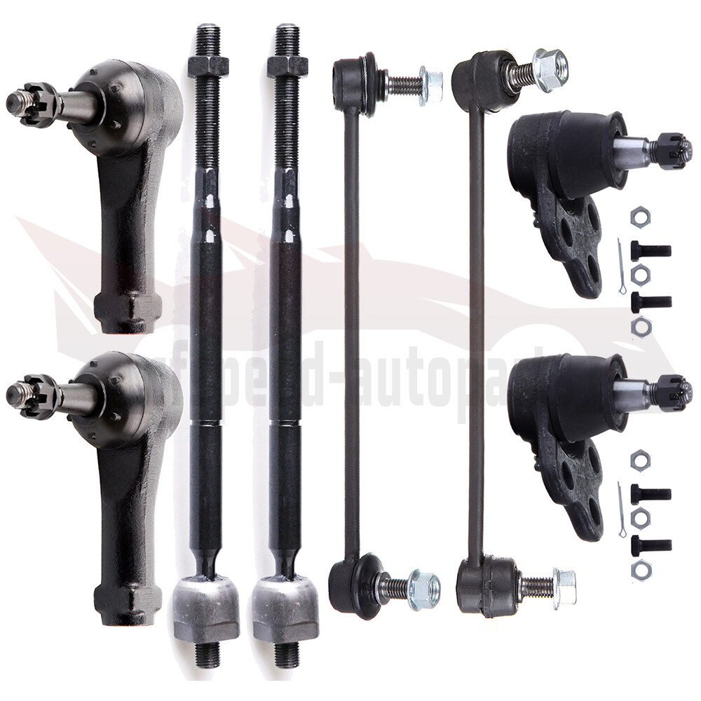 8pc Front Suspension Kit for 05-07 Chevy Equinox - Ball Joints Tie Rods Sway Bars