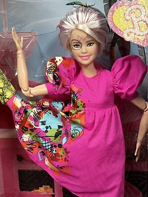 open lace back dress Barbie The Movie Pink Puffy Dress Barbie Doll  Mattel Creations Australia