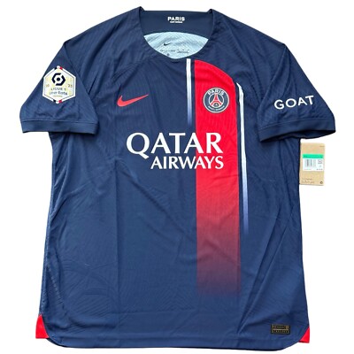 パリ・サンジェルマン MBAPPÉ 7 XLジャージ （値下げ交渉可能） 2023/24 PSG Authentic Home Jersey #7 Mbappe XL Nike Player