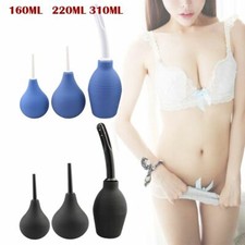 1/3pc Syringe Wash Rectal Clean Stream Anal Douche Enema Colon Anus Cleaner US