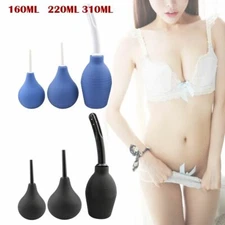 1/3pc Syringe Wash Rectal Clean Stream Anal Douche Enema Colon Anus Cleaner US