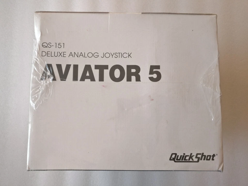 Quickshot AVIATOR 5 Joystick IBM PC QS-151 Flight Simulator New Vintage SEALED - Image 2 of 4