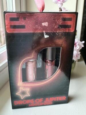 NIB LIPSTICK QUEEN Drops of Jupiter Mini Lip Gloss Duo TIME WARP + SUPER NOVA