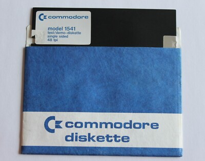 Commodore test / demo-diskette model 1541 (C64)