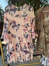 eliza j dress floral ruffle