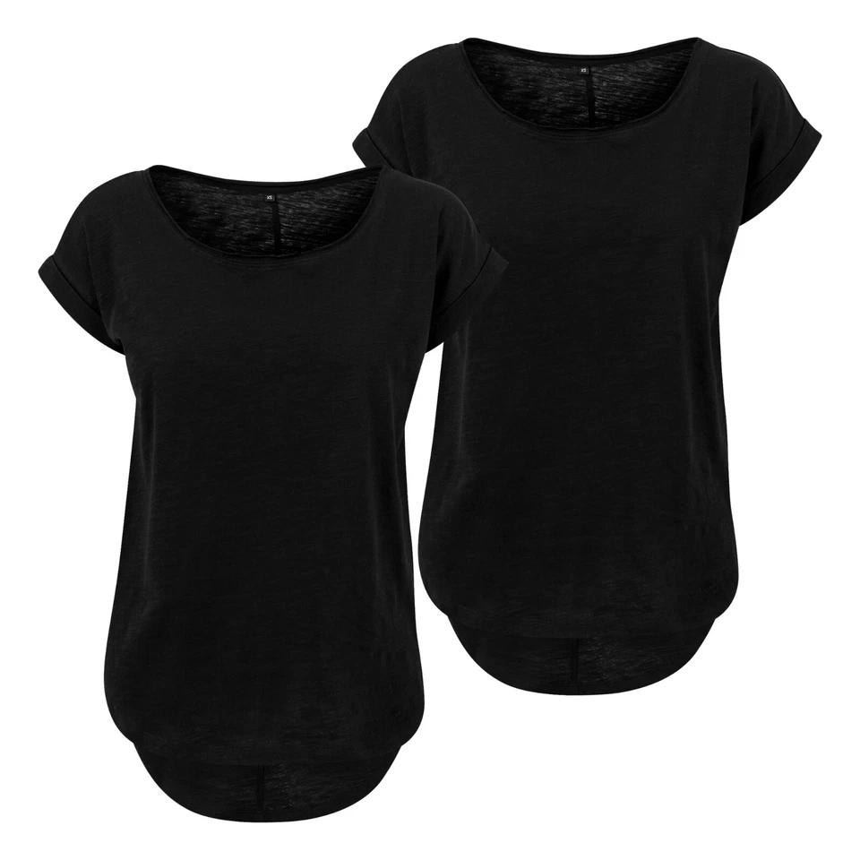 Ladies fashion Oversize Shirt Damen Tanktop 2 er Pack... - Schwarz & Weiß - NEU - Bild 1 von 4