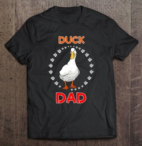 Mens Funny Duck Dad Duck Lover Funny 
