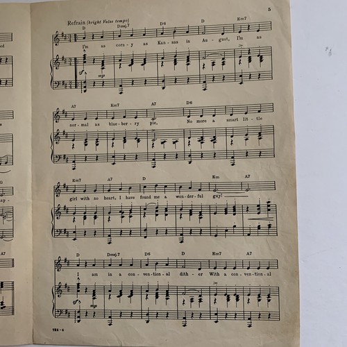 Sheet Music A Wonderful Guy South Pacific Rogers Hammerstein 1949 - Picture 5 of 8