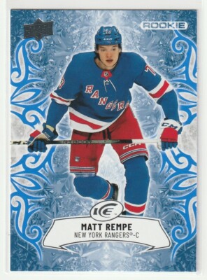 2024-25 Upper Deck ICE Rookie Matt Rempe Card#143 New York Rangers